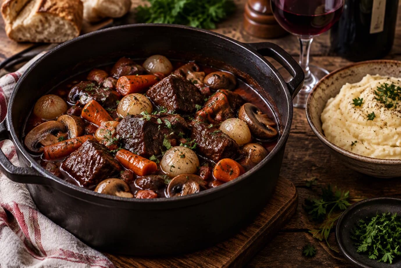 Classic Beef Bourguignon
