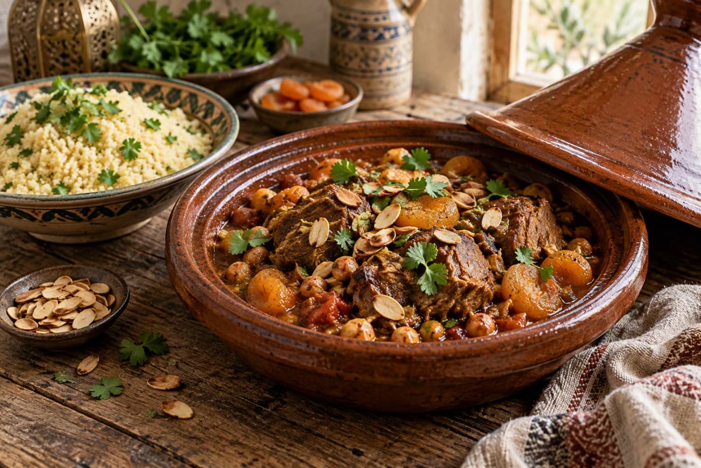 Hogget, Apricot & Chickpea Tagine