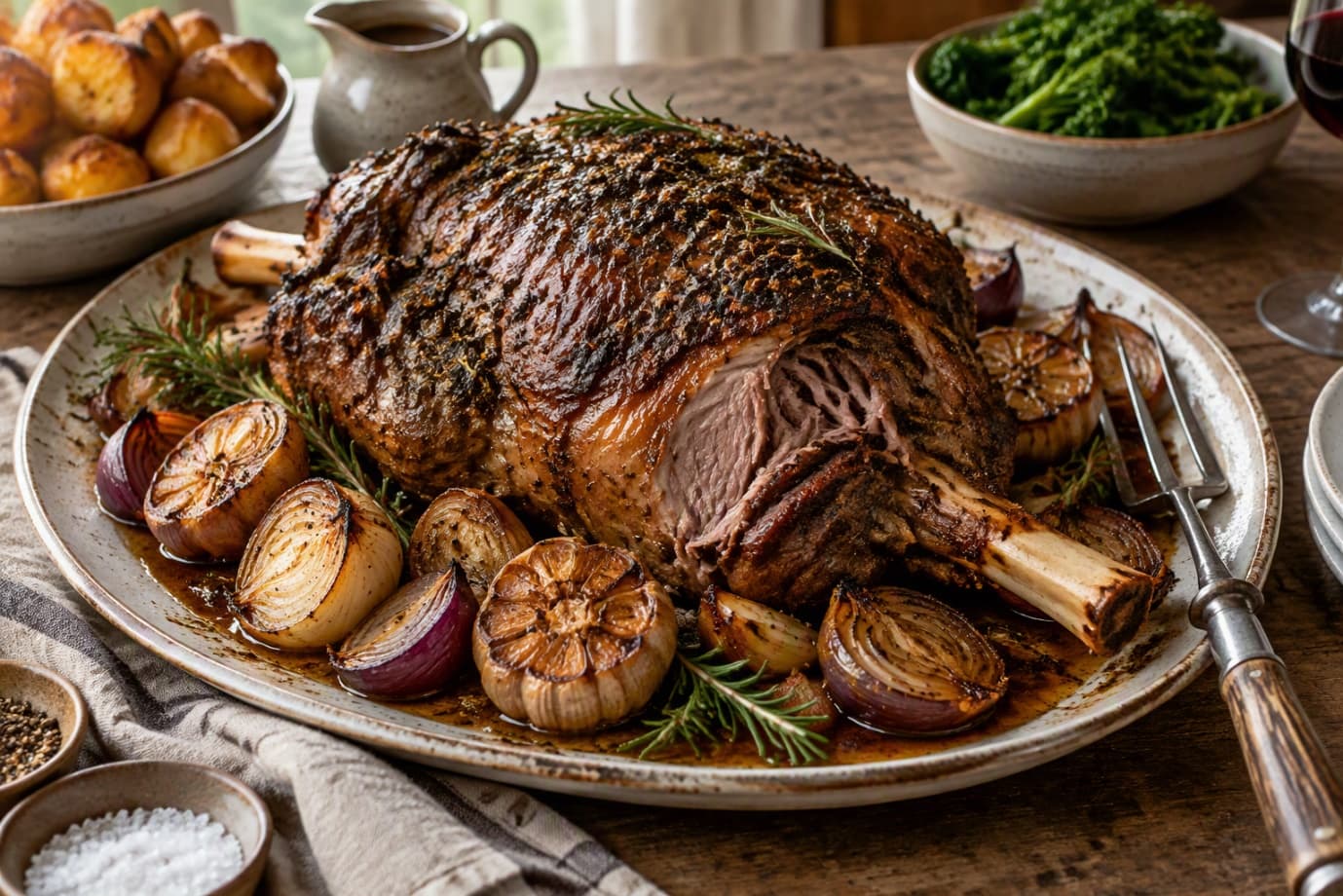 Slow-Cooked Mutton Shoulder
